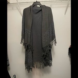 Warm Sweater Cape Wrap Ruana One Size Fits All